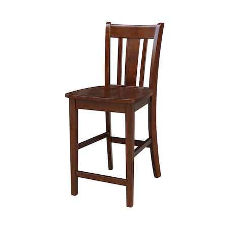 Whitewood Industries Solid Wood San Remo Counter Height Dining Stool - 24" Seat Height S581-102